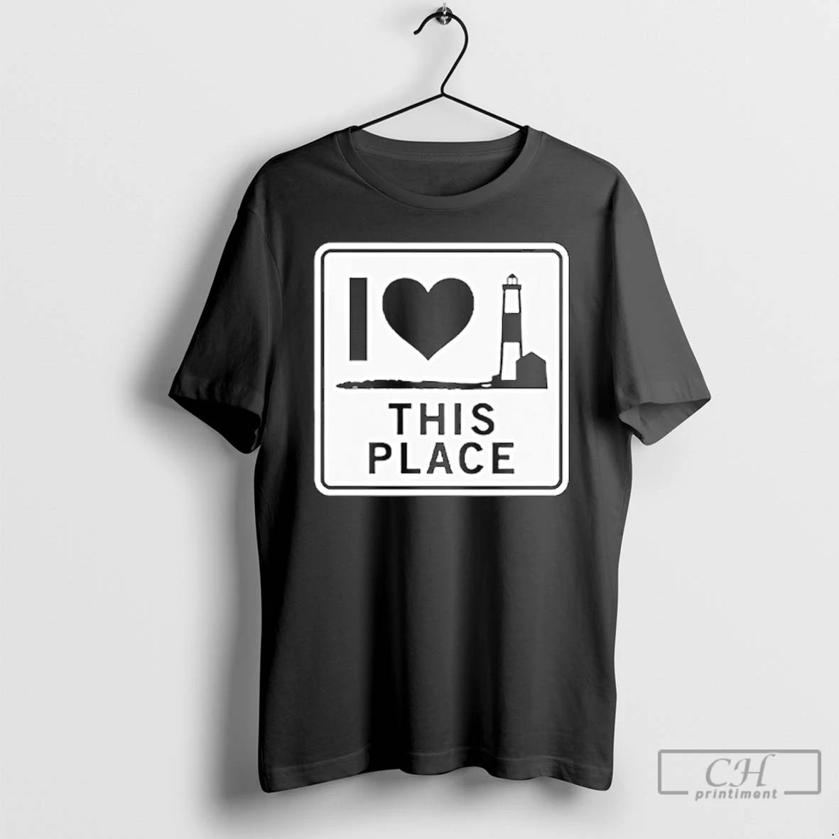 Classic I Love This Place Long Island Ornaments T Shirts