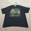 Vintage Iron Maiden Shirt Mens 2XL Black Hanes Band Metal Y2k Life And Death