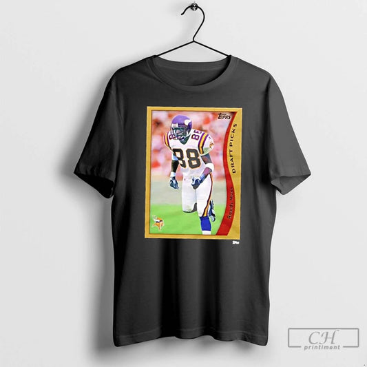 Classic 1998 Topps Randy Moss Minnesota Vikings Football T Shirts