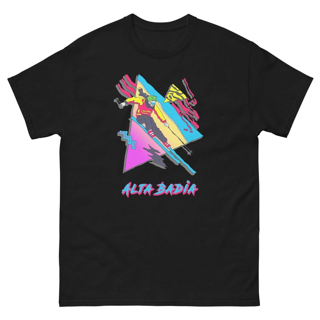 Retro Skier Alta Badia Skiing Ski Fun T-Shirt