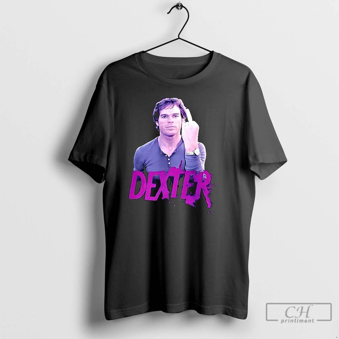 Classic Dexter Morgan Middle Finger T Shirts