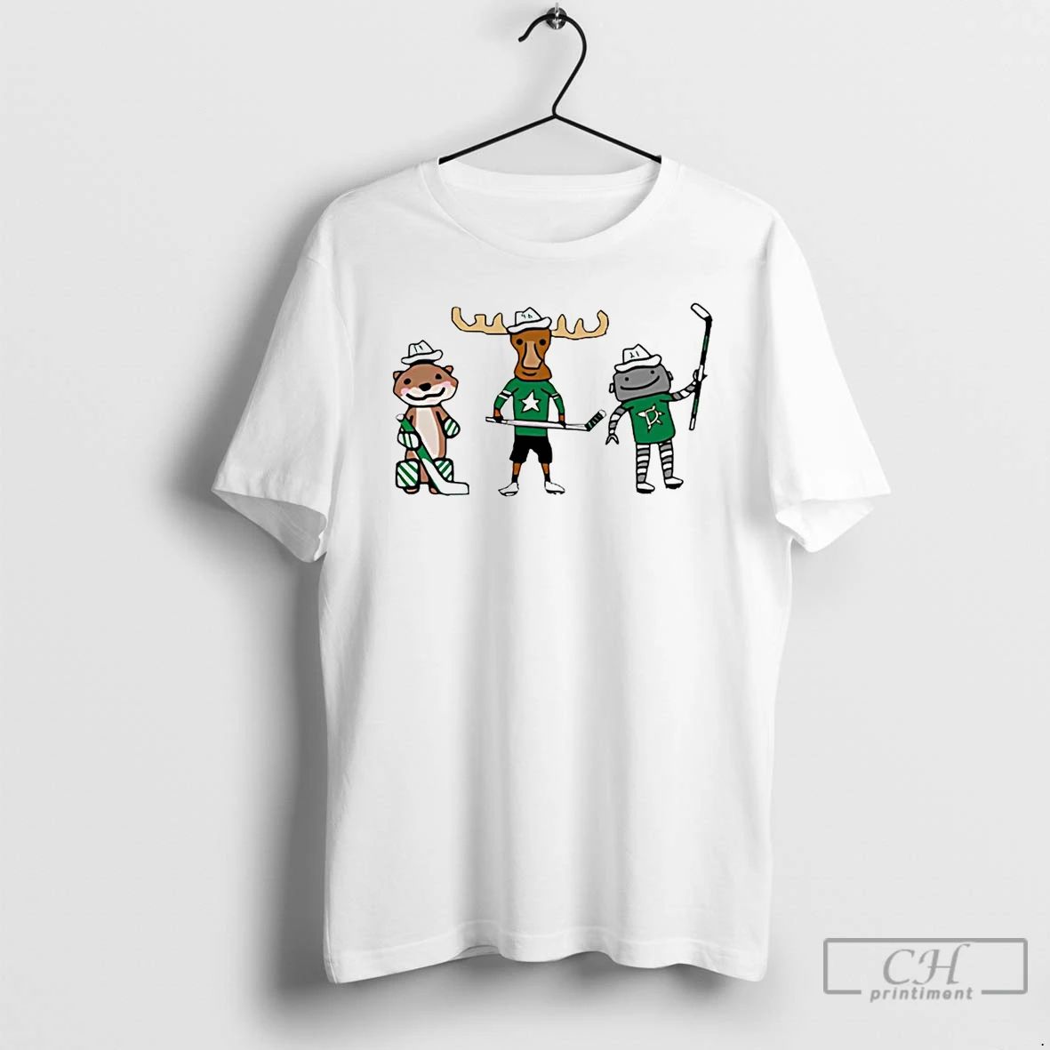 Premium Dallas Stars Decided To Add Moose T Shirts