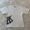 Vintage One Tough Brand Skate T-Shirt White Lg VTG public Transit Street Style