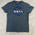 Fifthsun NASA T-Shirt Mens Medium Short Sleeve Blue Tee Space