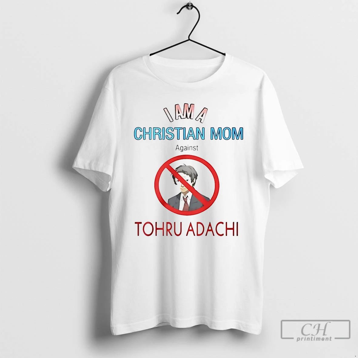 Classic I Am A Christian Mom Against Tohru Adachi Anime T Shirts