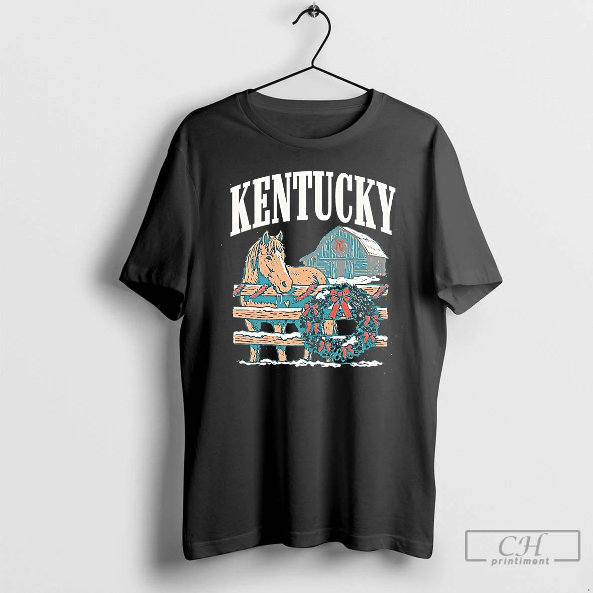 Premium Horse Kentucky Christmas T Shirts