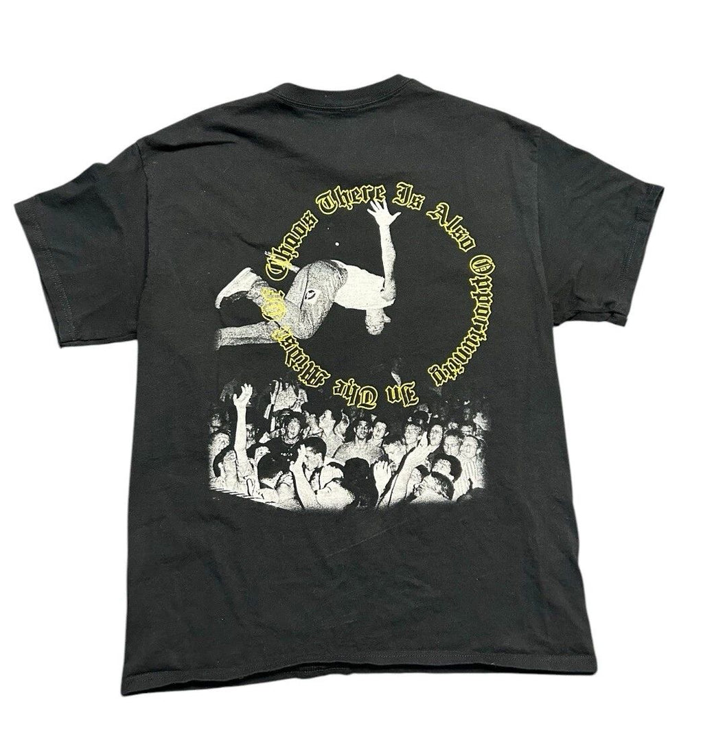 Unintended Convert Crowd Surf *Mens Large* Amidst The Chaos Black T-Shirt