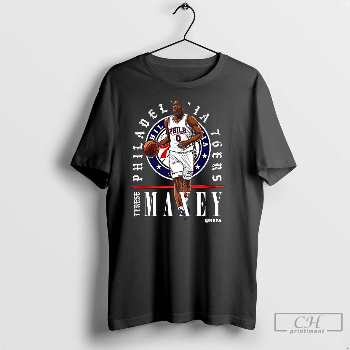 Classic Tyrese Maxey Philadelphia 76ers Nba T Shirts