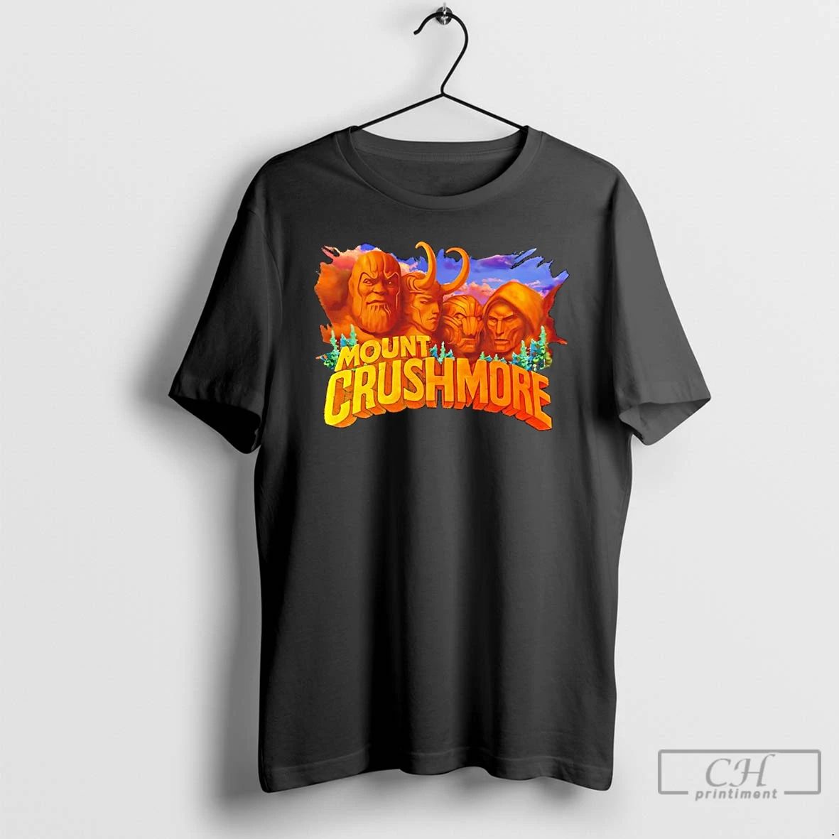 Classic Mount Crushmore T Shirts