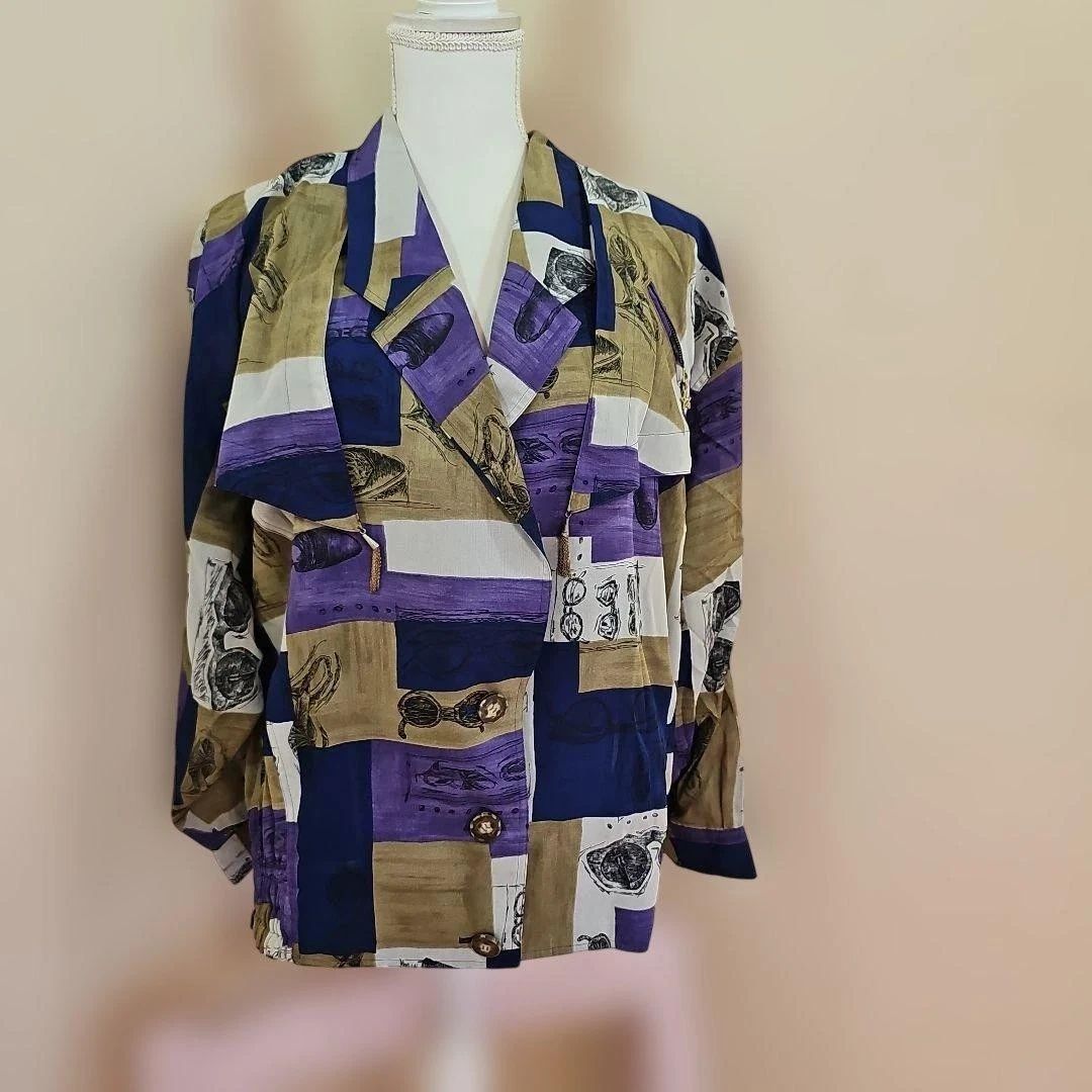 Showa Retro Vintage Japan Made Blouson Style Very Nice Modern  Jacket