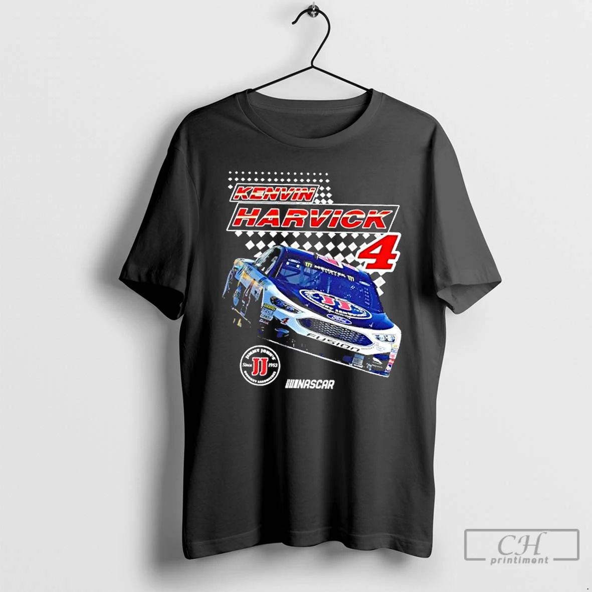 Classic Nascar Kevin Harvick 4 Graphic T Shirts
