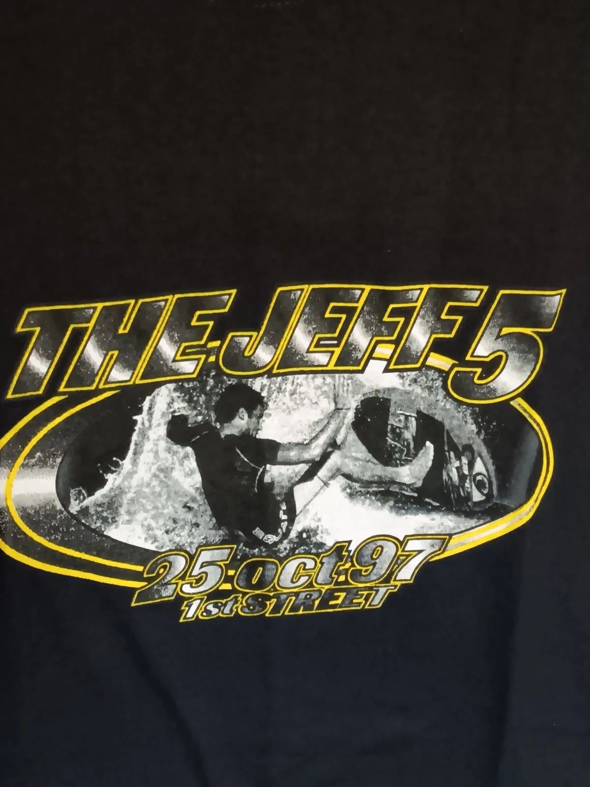 Vintage 97 Surfing  Gear The Jeff 5 Tshirt Nwot Size Xl