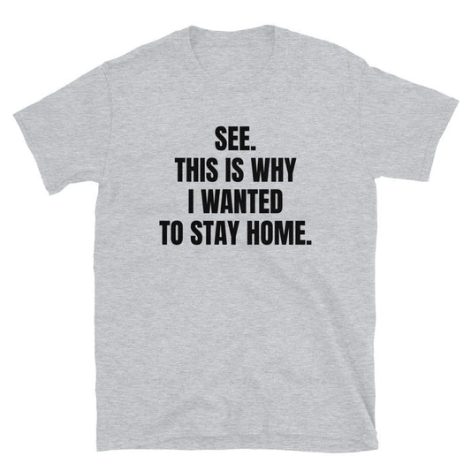 See This is Why I Wanted to Stay Home shirt Funny Introvert T Shirt