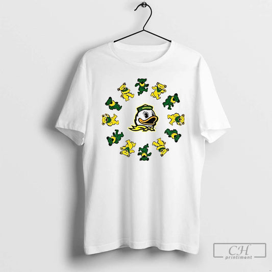 Classic Oregon X Grateful Dead Circle Bears T Shirts