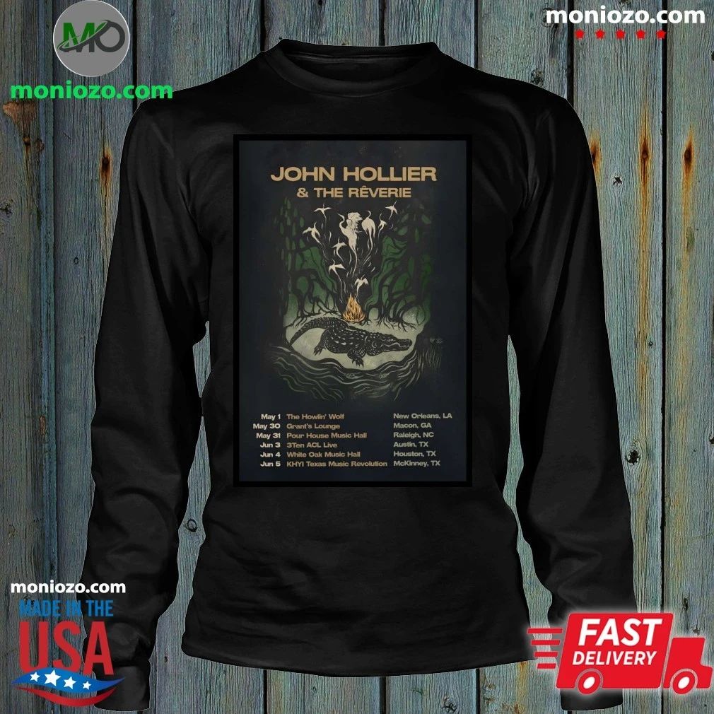 Original John Hollier & the Rêverie Tour 2026 Poster T-shirt