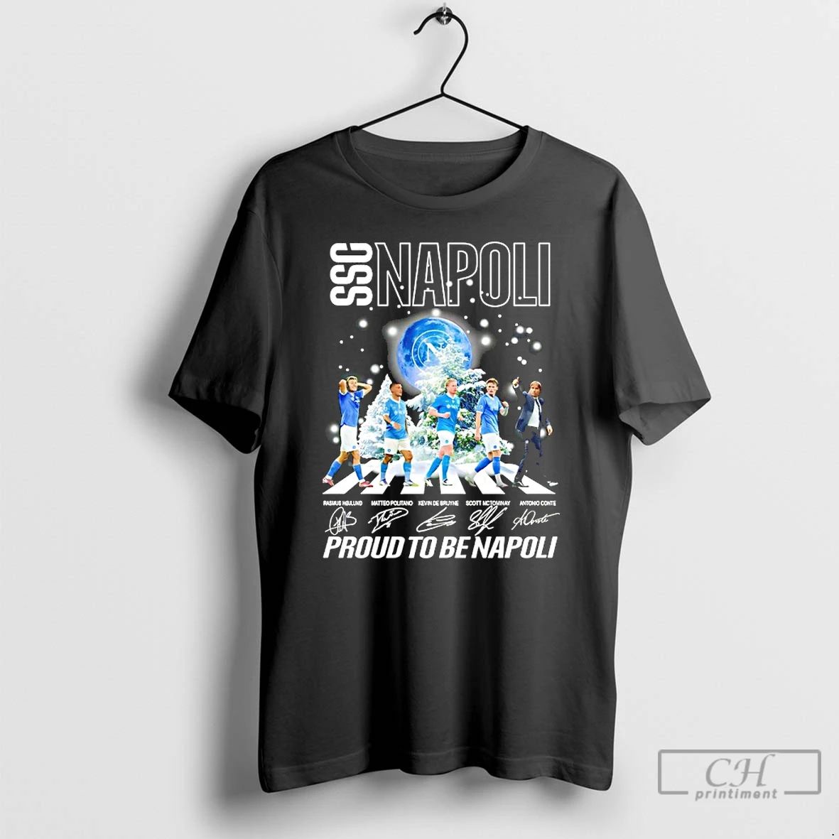 Classic Ssc Napoli Walking Proud To Be Napoli Signatures T Shirts