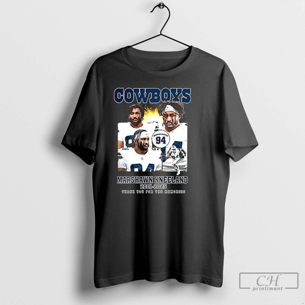 Premium Marshawn Kneeland Dallas Cowboys Number 94 2001 2025 Thank You For The Memories