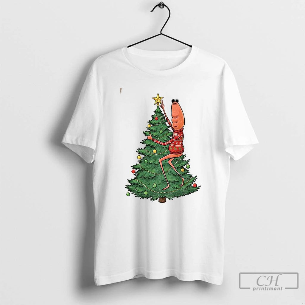 Premium Marcus The Worm Christmas Tree I Dont Like This Rock Viral Meme T Shirts