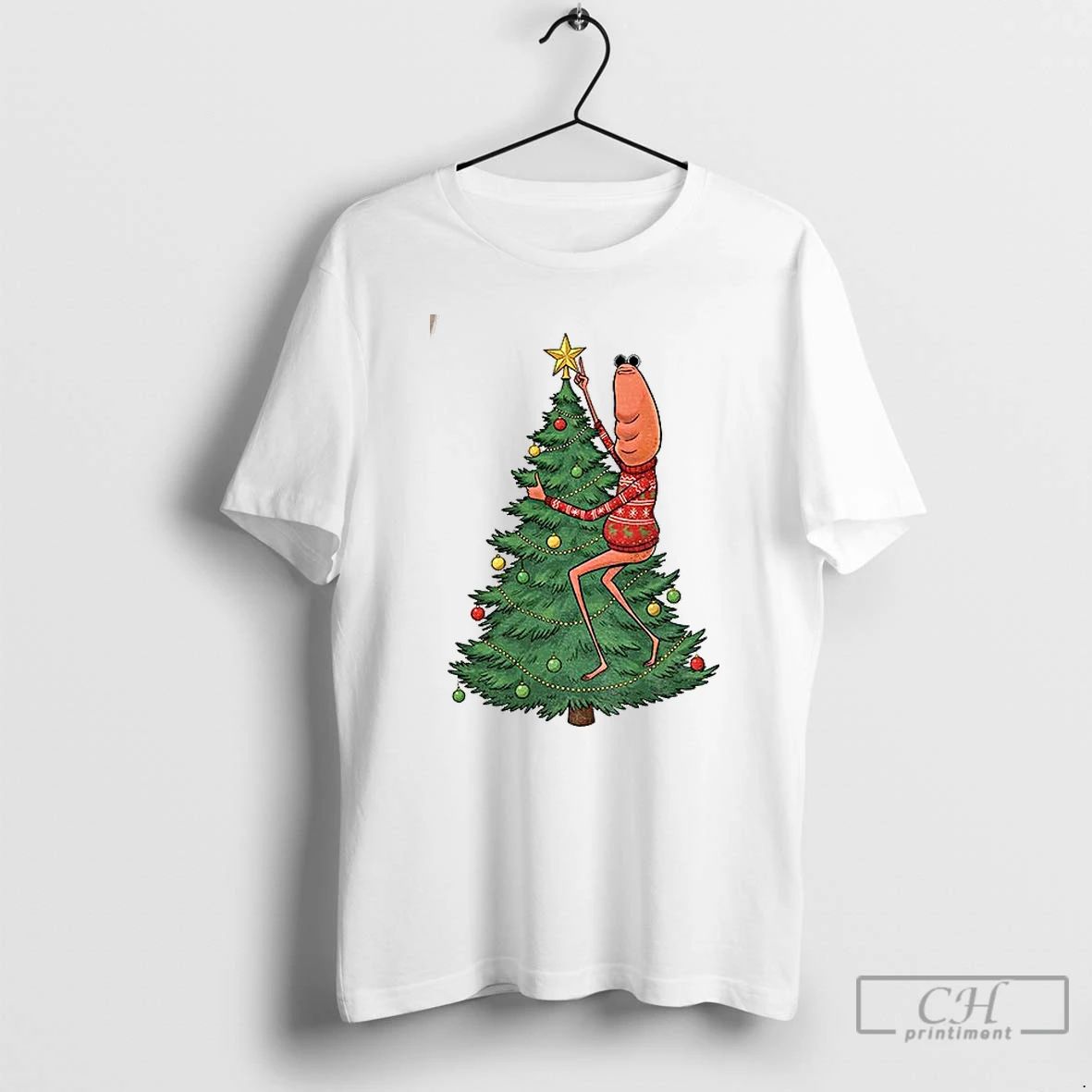 Premium Marcus The Worm Christmas Tree I Dont Like This Rock Viral Meme T Shirts