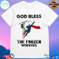 God Bless The Frozen Workers Lineman T-shirt