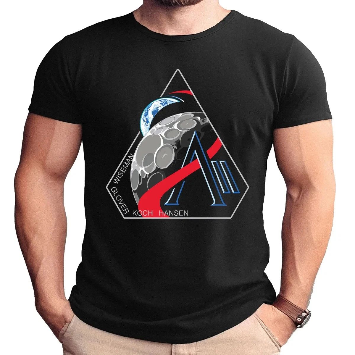 Artemis 2 Mission Logo Adult Shirt