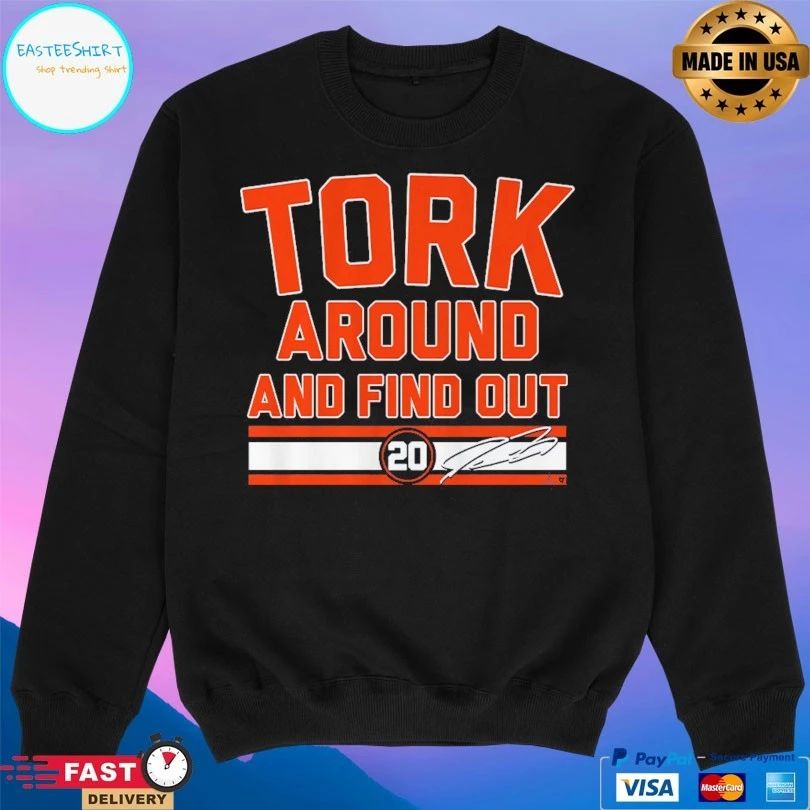 Detroit Tigers Spencer Torkelson Tork Around And Find Out T-shirt