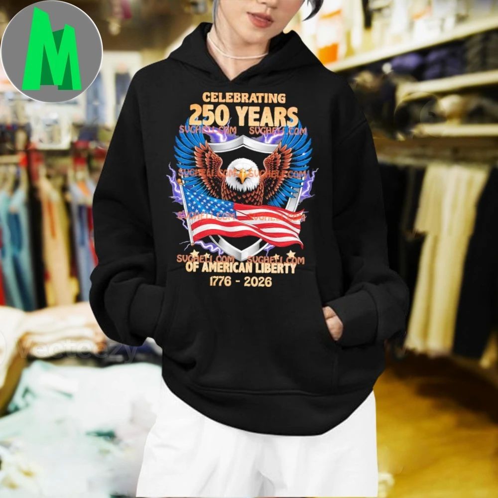 Celebrating 250 Years of American Liberty USA Eagle Shirt