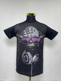 DJ Yoda T-Shirt Hip Hop Urban Fashion Street Wear Black Size: M/L/XL/2XL