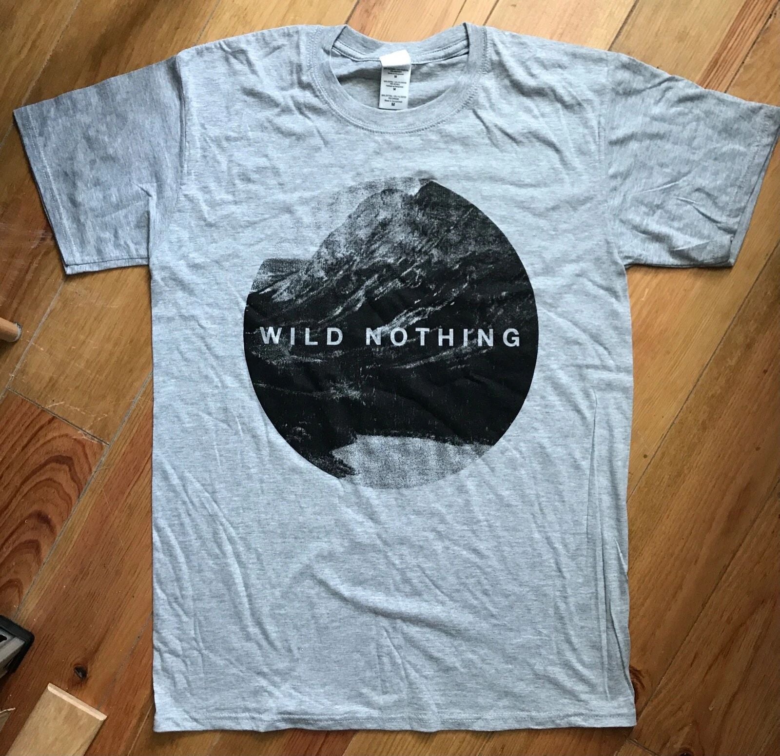 WILD NOTHING "MOUNTAINS" GEMINI T SHIRT CAPTURED TRACKS UNISEX INDIE PITCHFORK
