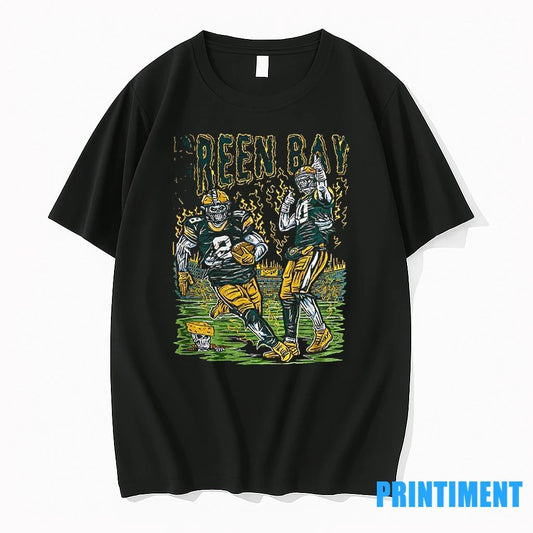 Vintage Green Bay Packers Football Skeleton Tshirts Sweater