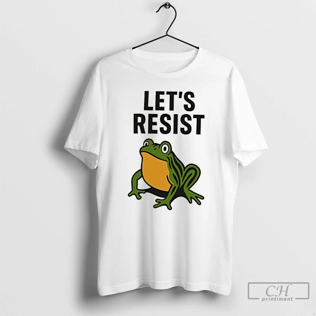 Classic Portland Frog Protest Lets Resist T Shirts
