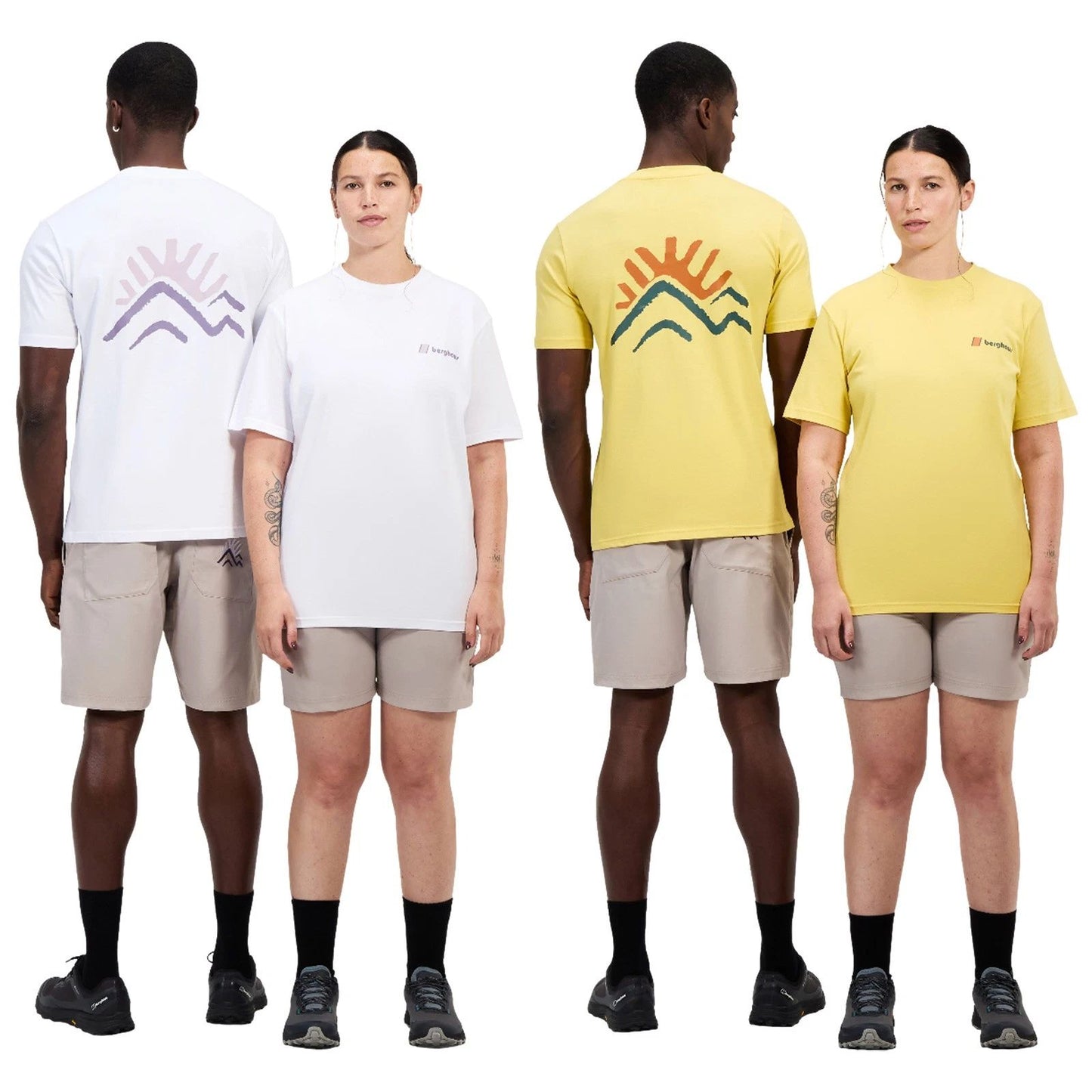 Berghaus Sunned Peak T-Shirt Mens Ladies Short Sleeve Back Graphic 2026