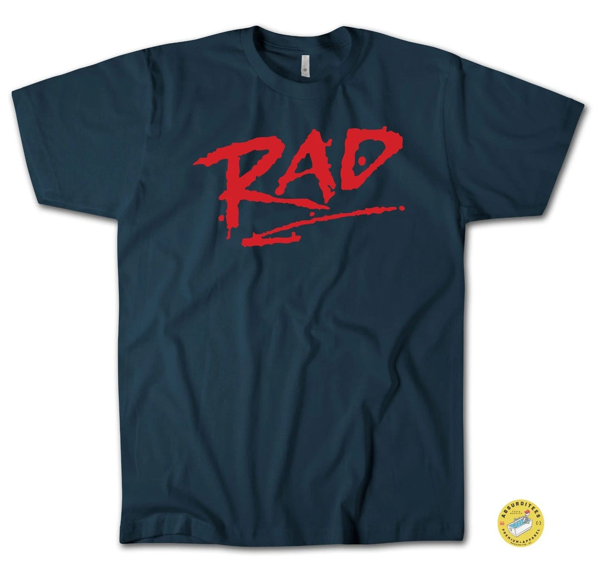 RAD Movie T-Shirt | 1986 BMX Classic Retro Logo Tee | Cult Classic BMX Shirt