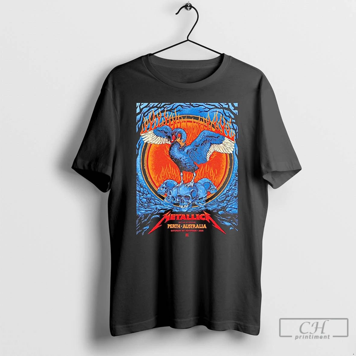 Classic Metalica M72 Perth Australia 2025 At Optus Stadium On 1 November 2025 T Shirts