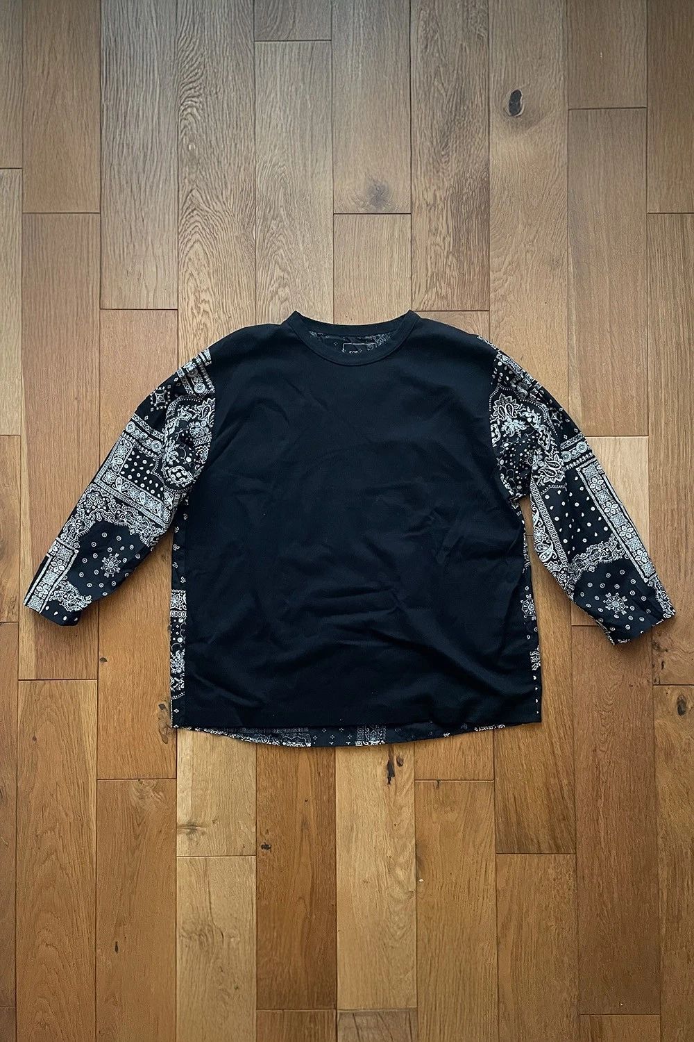Sophnet Patchwork Long Sleeve T-Shirt Black S