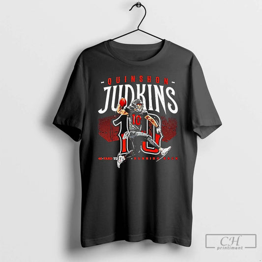 Classic Quinshon Judkins 46 Yard Touchdown Running Back T Shirts