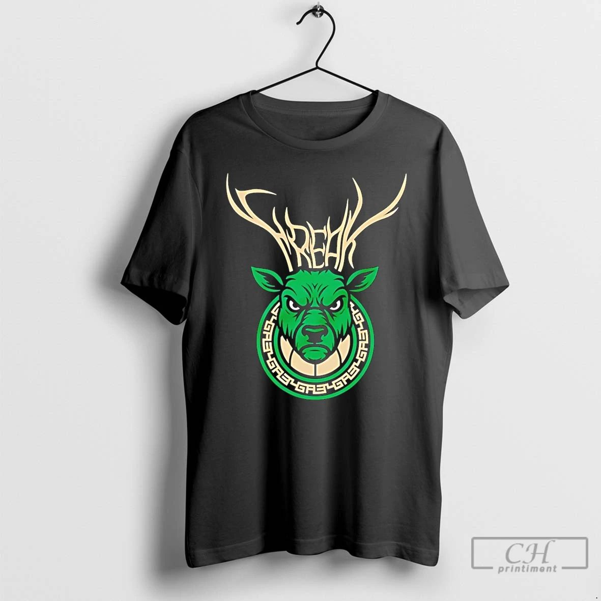 Classic Milwaukee Bucks Deer Freak Logo T Shirts