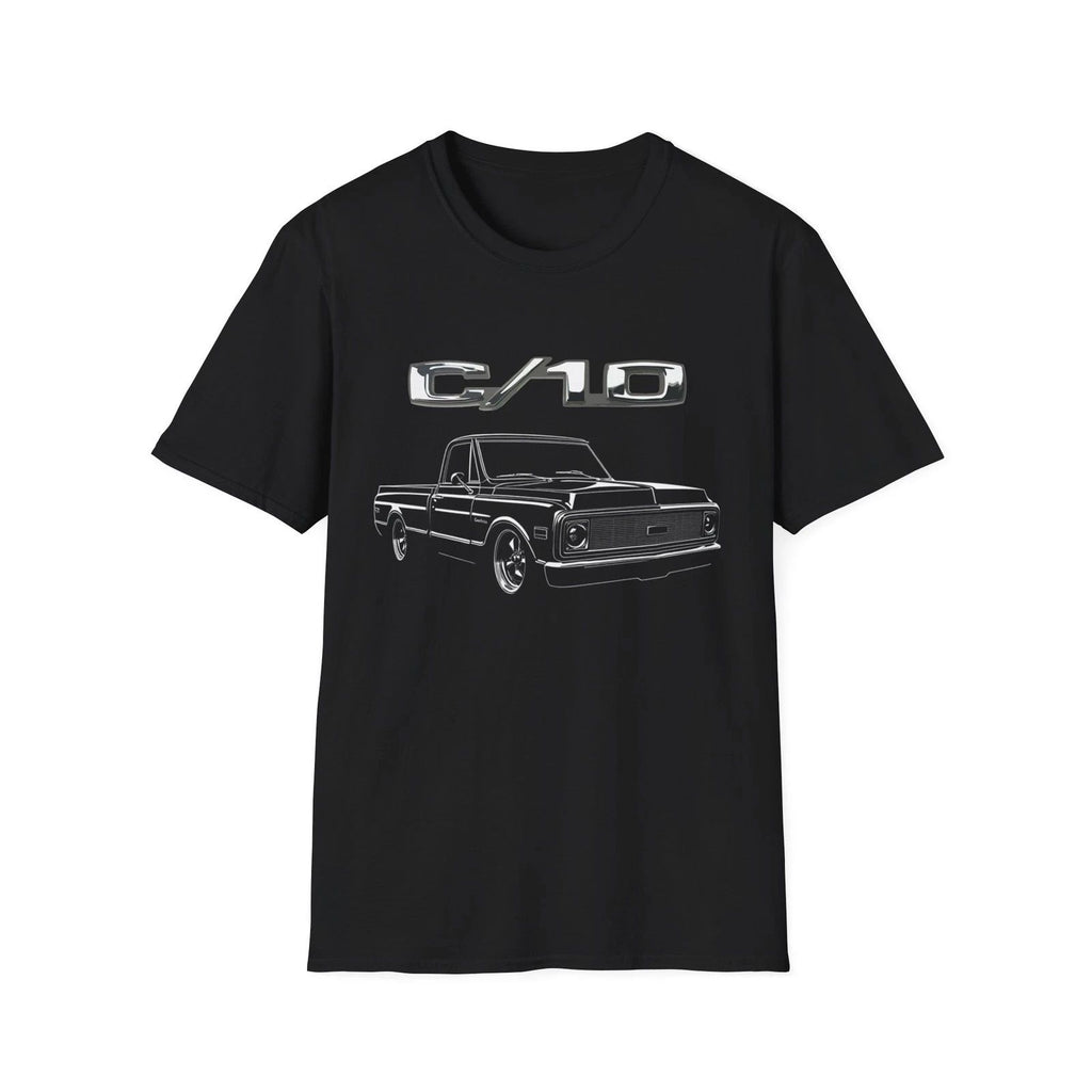 1971 Chevy C10 Truck Shirt | Classic C/10 Pickup Retro Line Art Tee