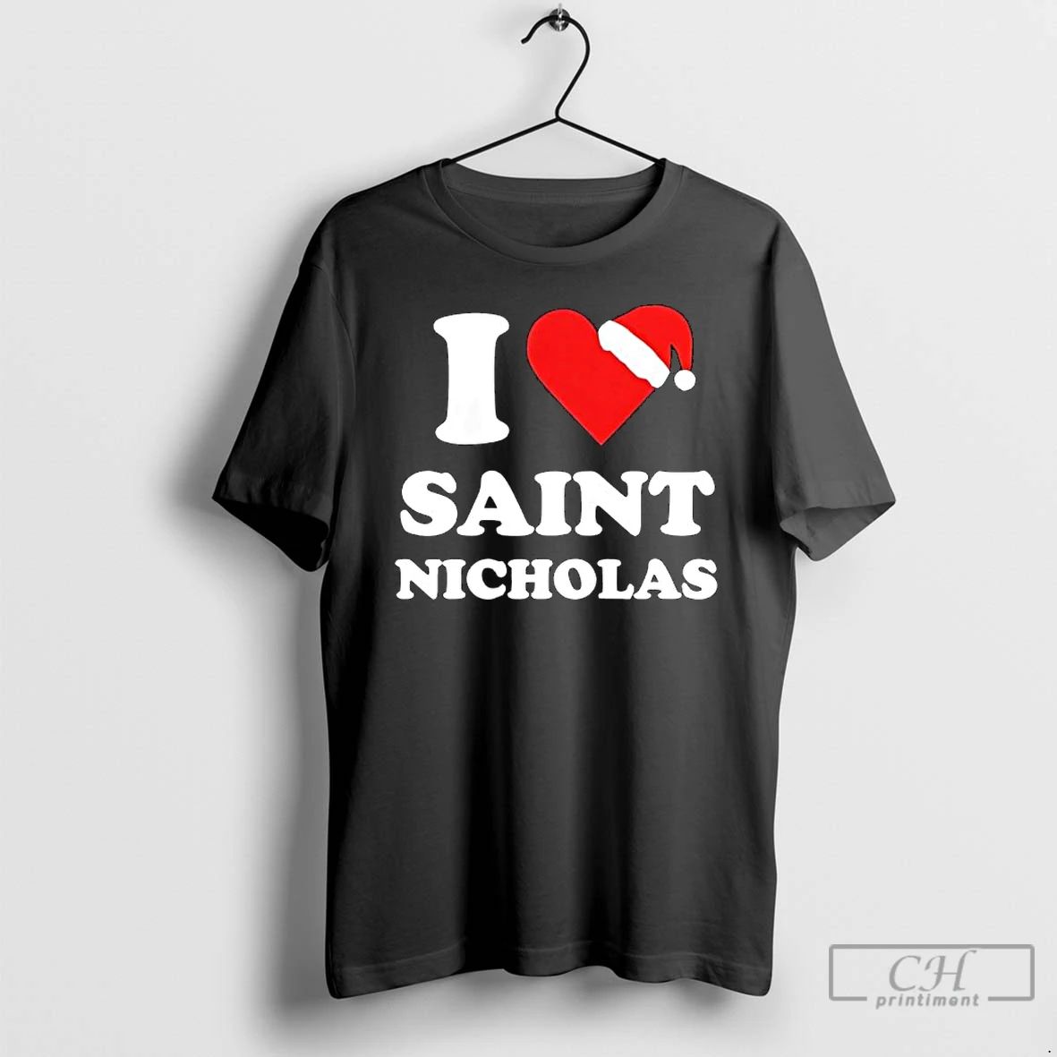 Premium Sana Claus I Love Saint Nicholas Xmas Christmas T Shirts