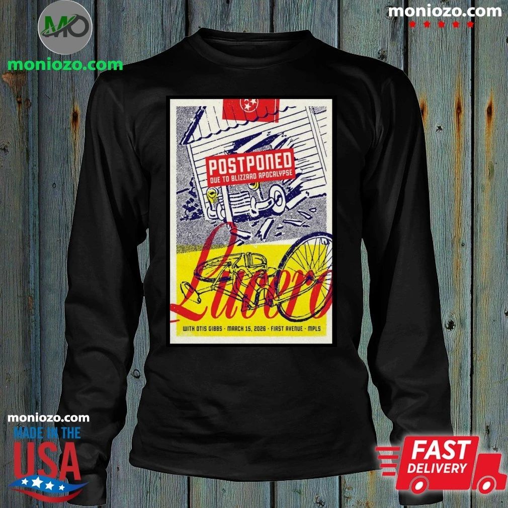 Original Poster LUCERO March 15, 2026 First Avenue Shirt