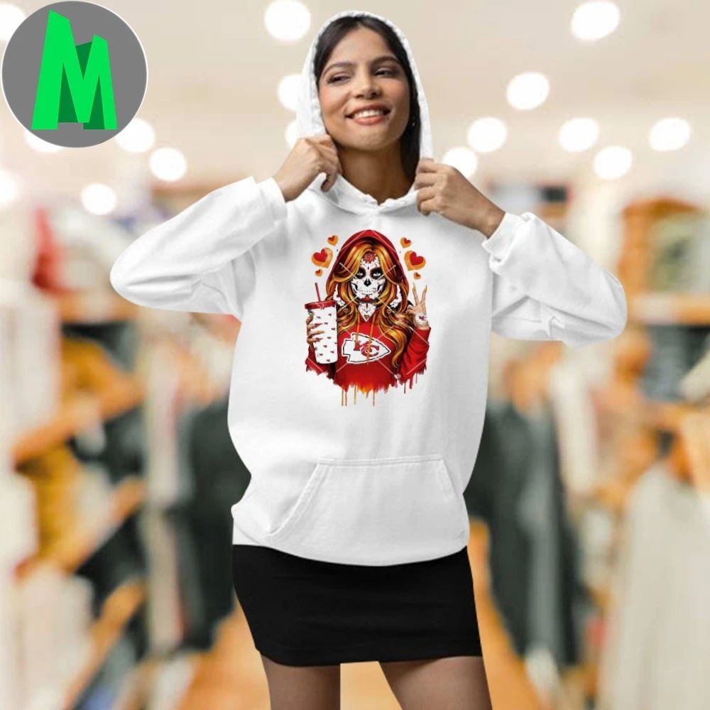 Kansas City Chiefs Sugar Skull Girl Shirt