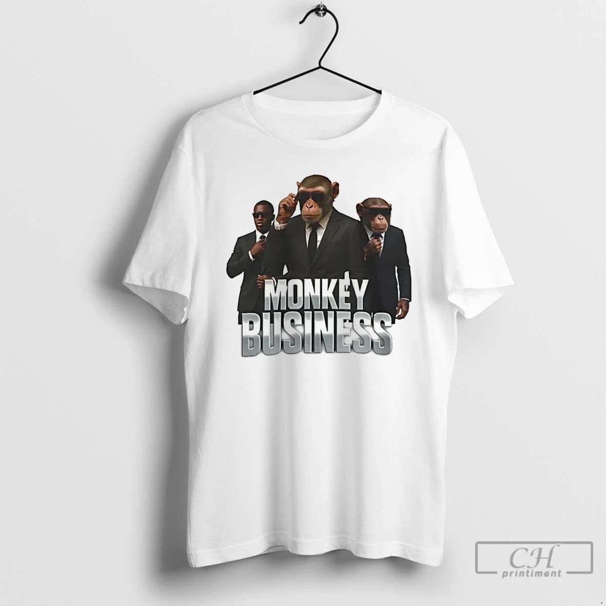 Premium Monkey Business Graphic T Shirts