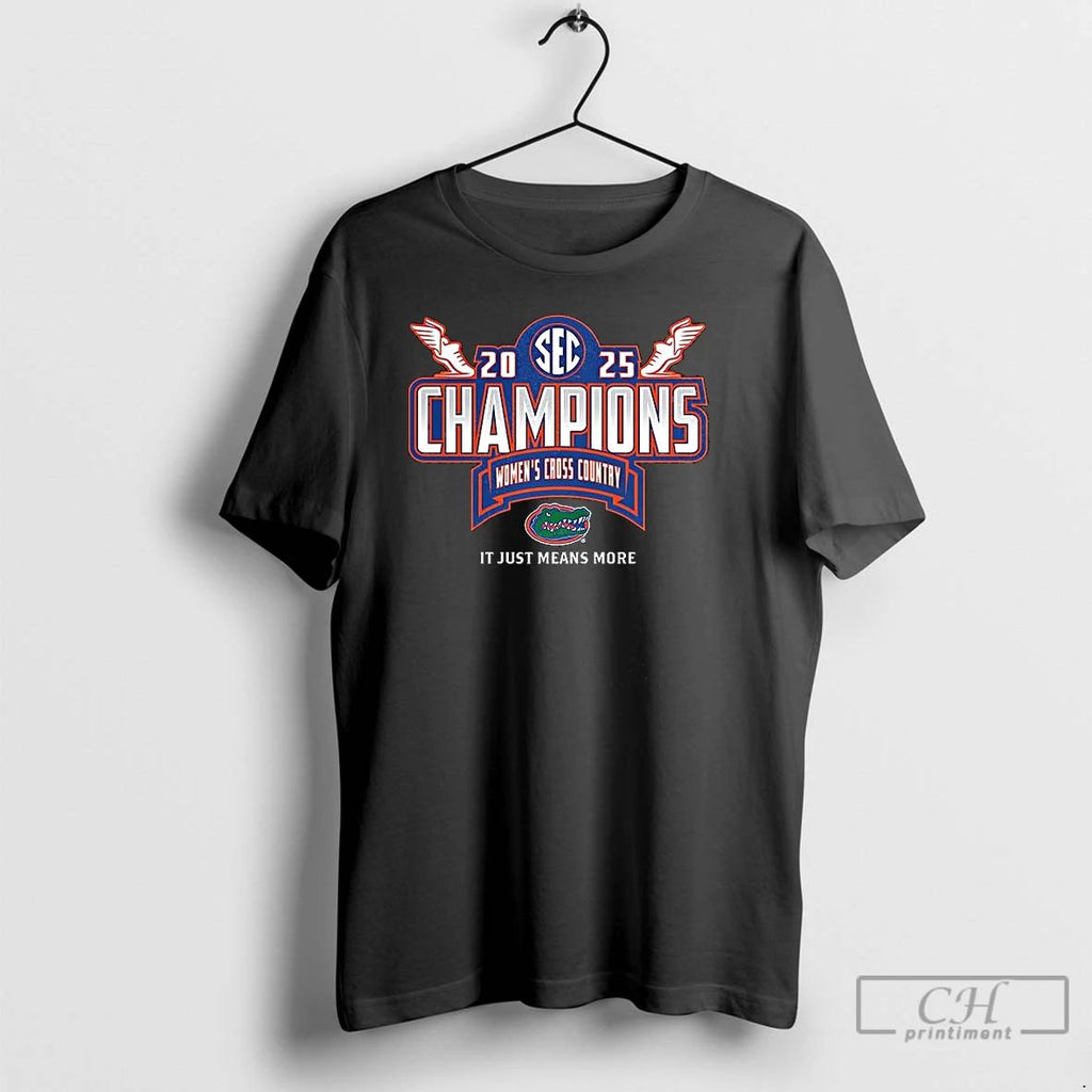 Classic Florida Gators 2025 Sec Womens Cross Country Conference Champions T Shirts