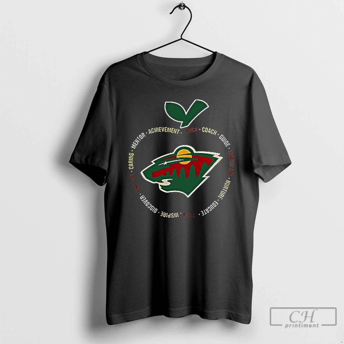 Classic Minnesota Wild 2025 Educator Appreciation Logo T Shirts