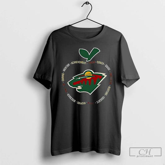 Classic Minnesota Wild 2025 Educator Appreciation Logo T Shirts