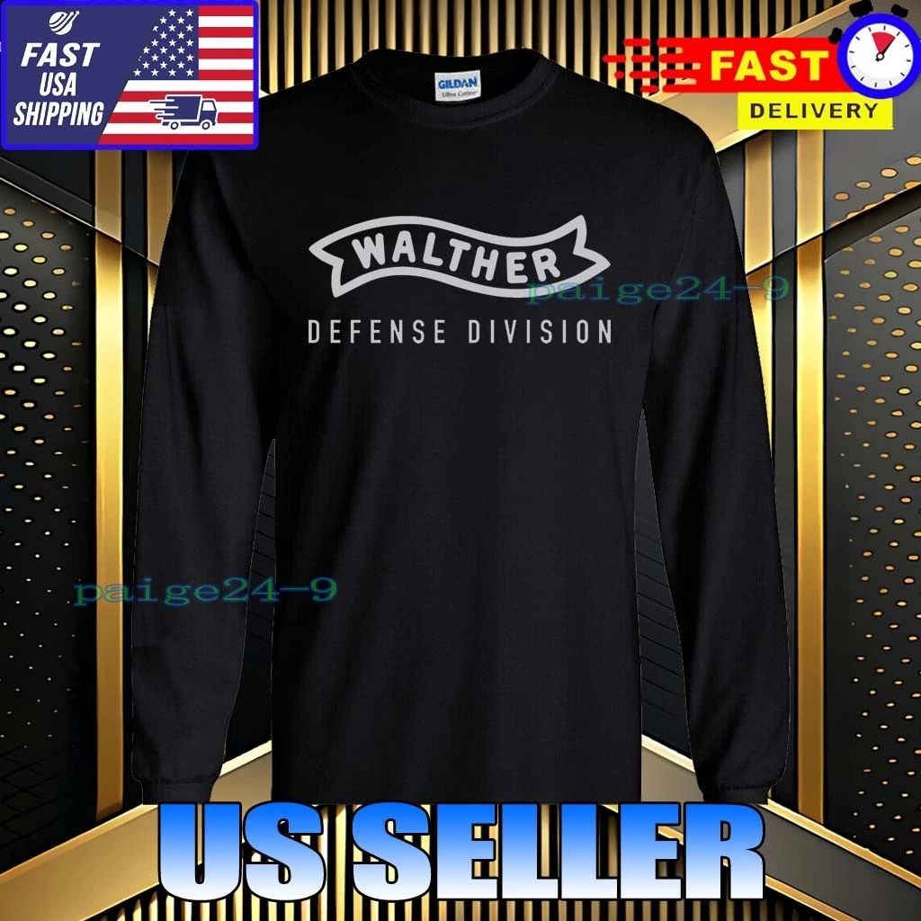 NEW SHIRT WALTHER DEFENSE DIVISION LOGO LS T-SHIRT FUNNY USA UNISEX SIZE S-5XL