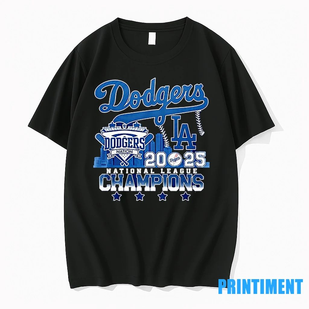 Dodgers Nation La Dodgers 2025 National League Champions Tshirts Sweater
