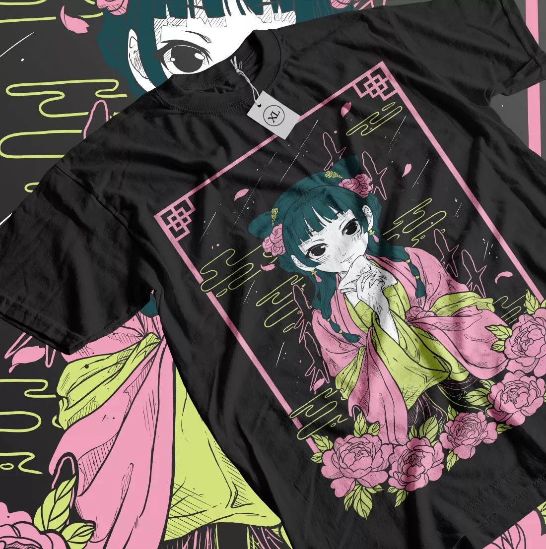 Kusuriya No Hitorigoto Maomao T-shirt Kawaii Short Sleeve Waifu Girl Gift Shirt