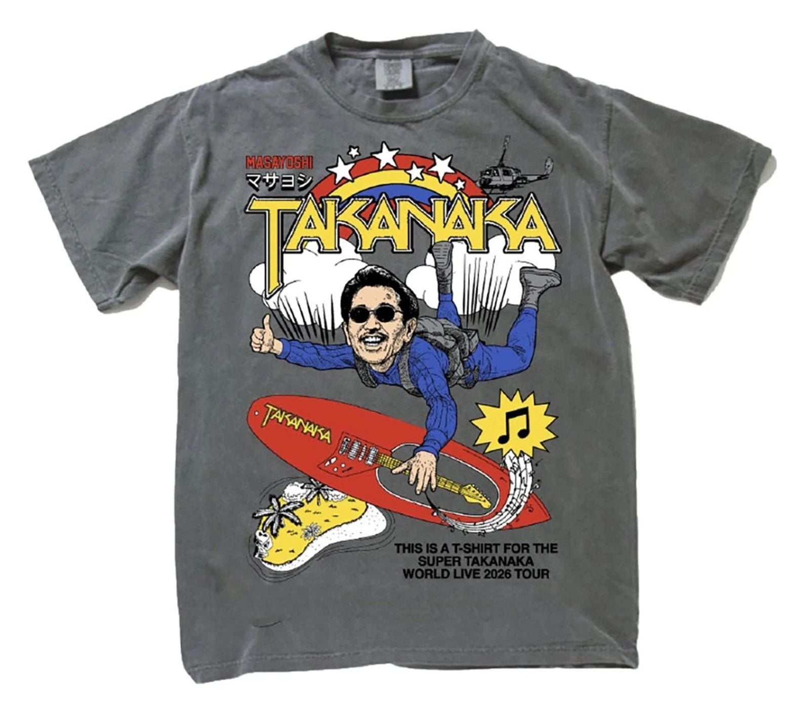 Masayoshi Takanaka World Live 2026 Tour reprint Comfort Colors® Shirt