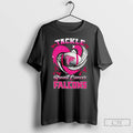 Premium Atlanta Falcons Breast Cancer Awareness Tackle Heart T Shirts
